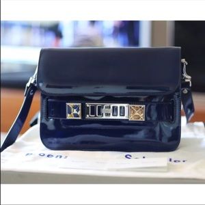 Proenza schouler navy blue PS11 classic mini bag